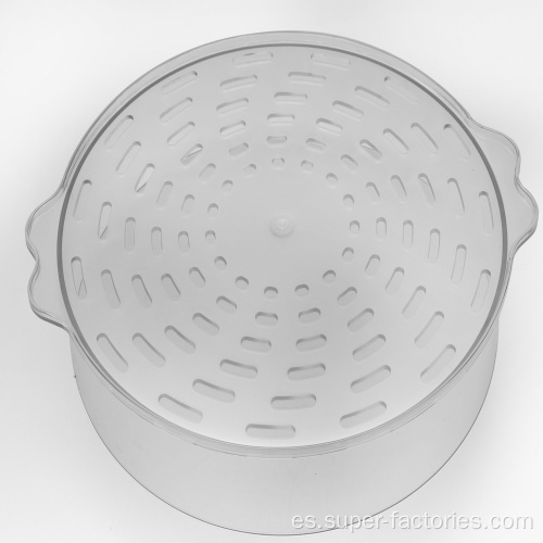 Rejilla para platos de plástico con tapa